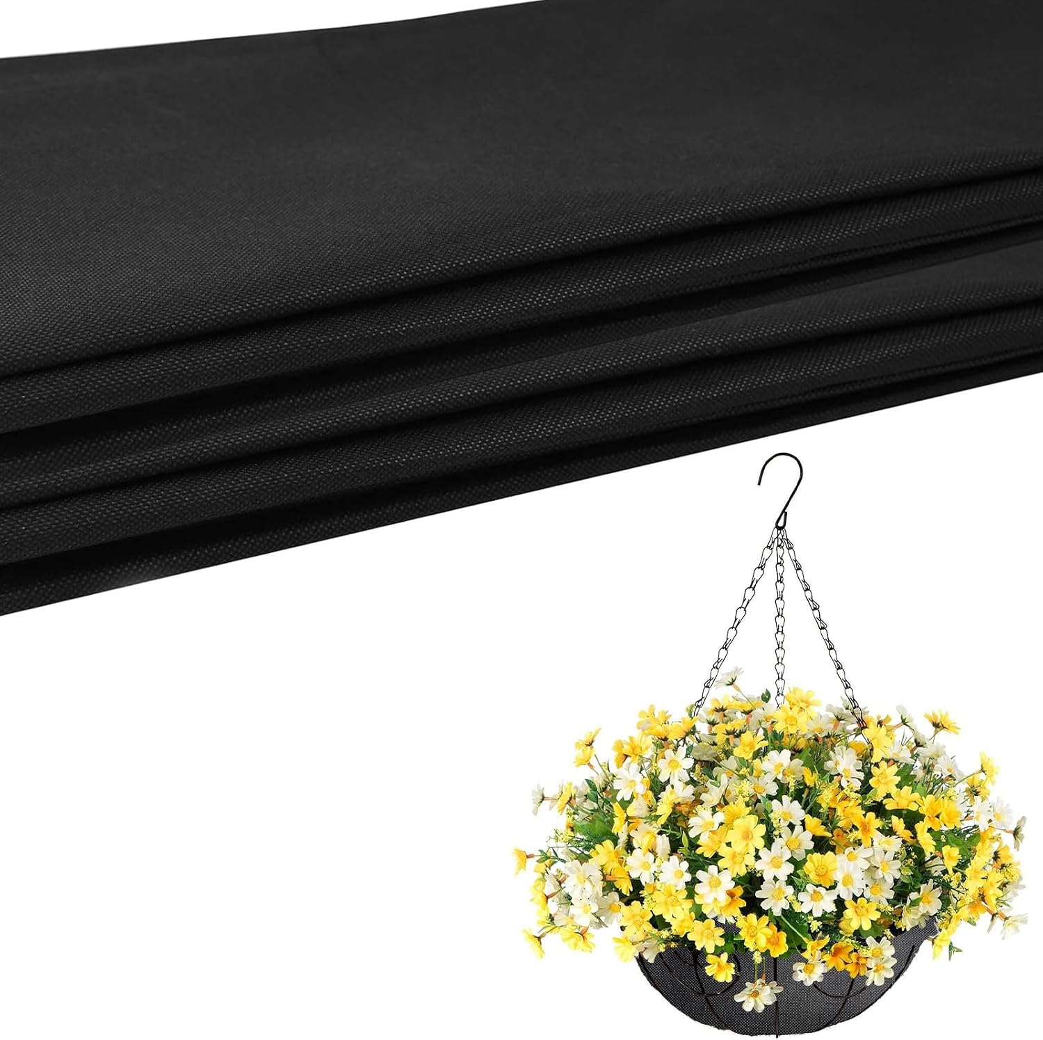 Longzhuo 63 x 83 inch Raised Garden Bed Liner for Outdoor Planter Trough